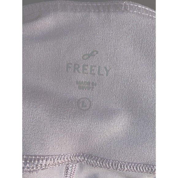 Freely Brand Women's Rose Pink Pocket Second Skin Workout Leggings Size Large - Picture 6 of 6